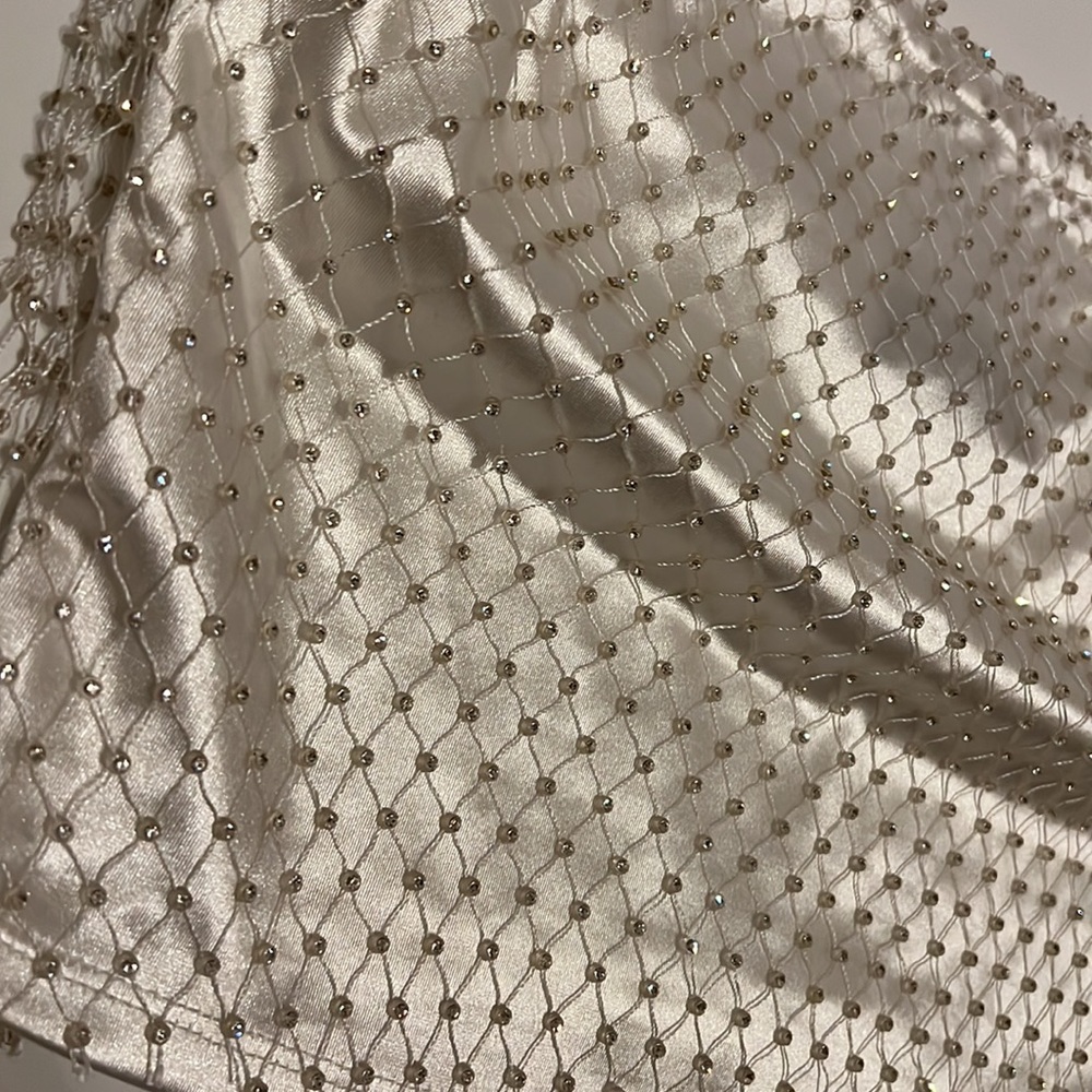 Akira Rhinestone Mesh Top - Picture 3 of 5